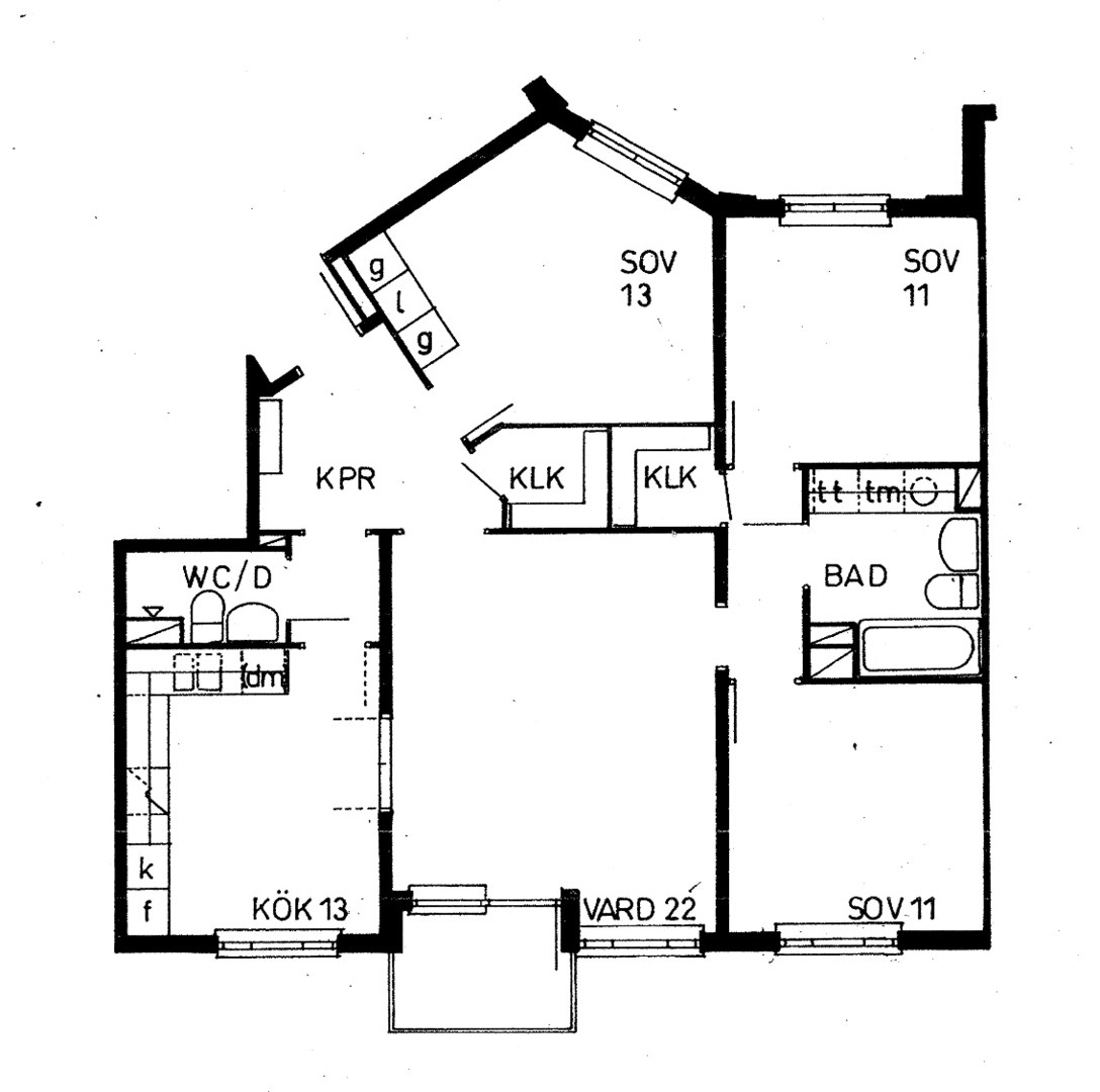 Planlösning från Birger Jarlsgatan 76, 5 tr, Såld i Östermalm - Lärkstan, Stockholm