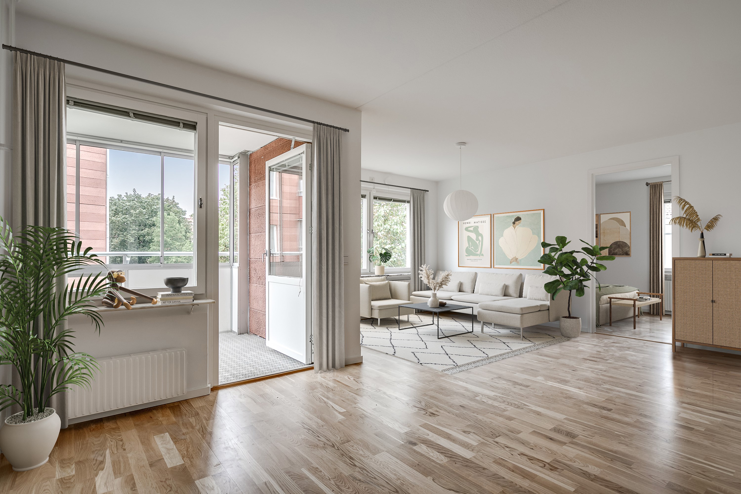 Bostadsbild från Landåvägen 45, 2tr, Såld i Jarlaberg, Nacka