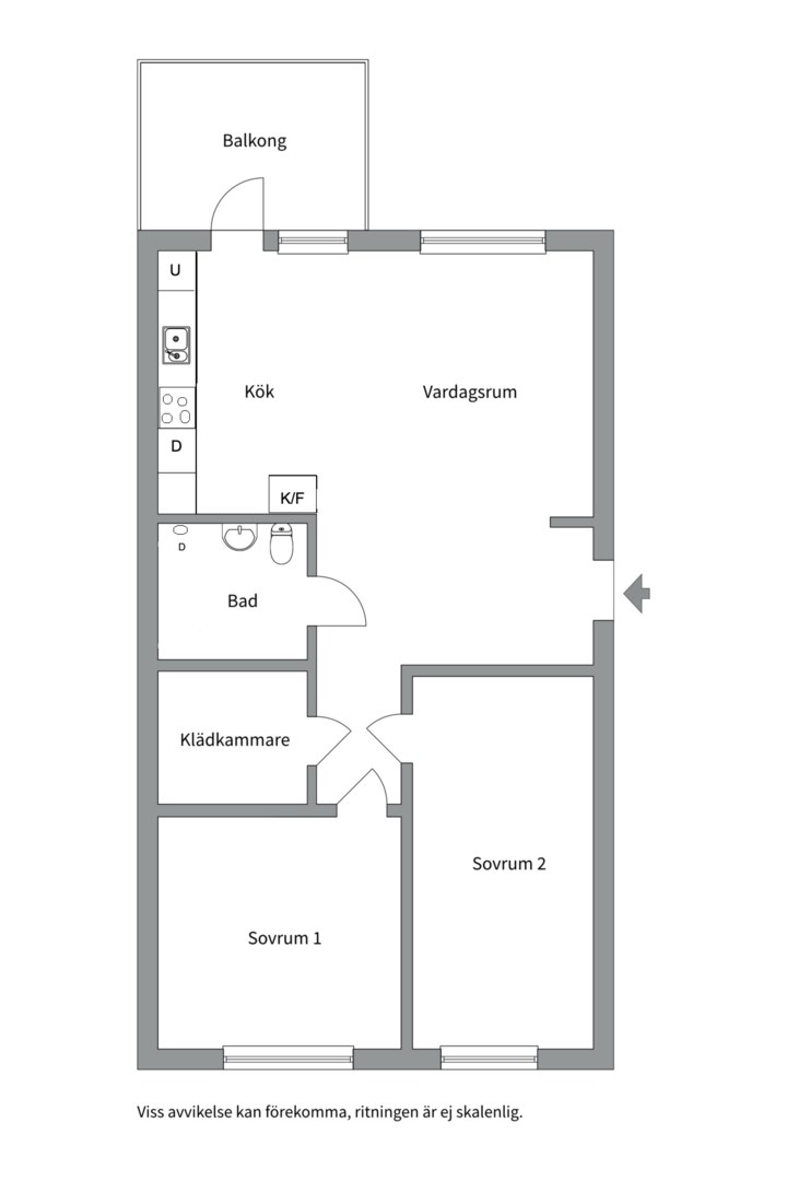 Planlösning från Diligensvägen 39, Såld i Jarlaberg, Nacka