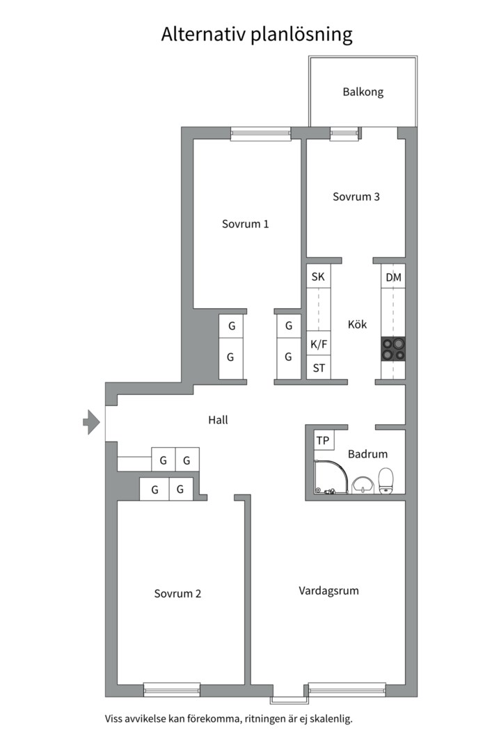 Bostadsbild från Atlasvägen 37, Såld i Sickla, Nacka