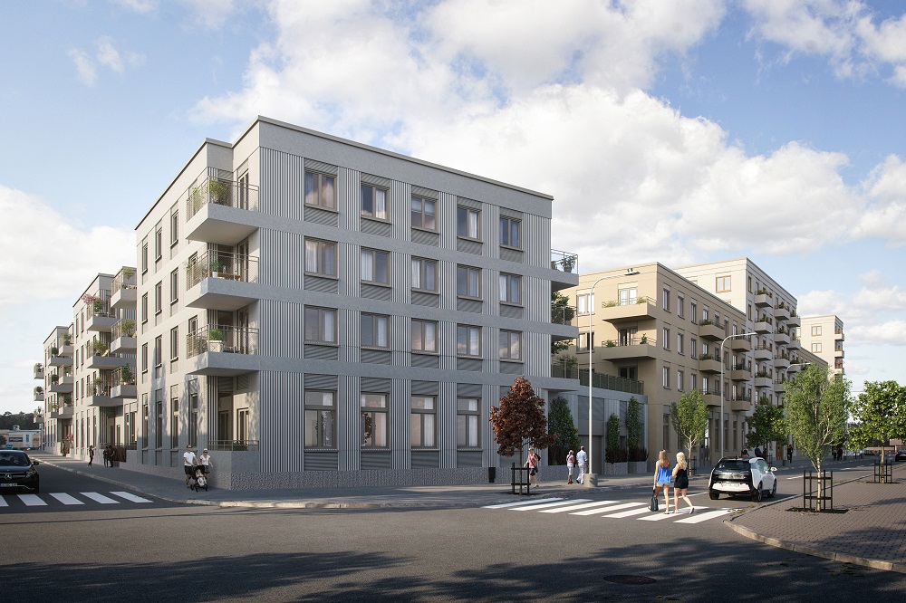 Bostadsbild från Majorsvägen 15, Till salu i Barkabystaden, Järfälla