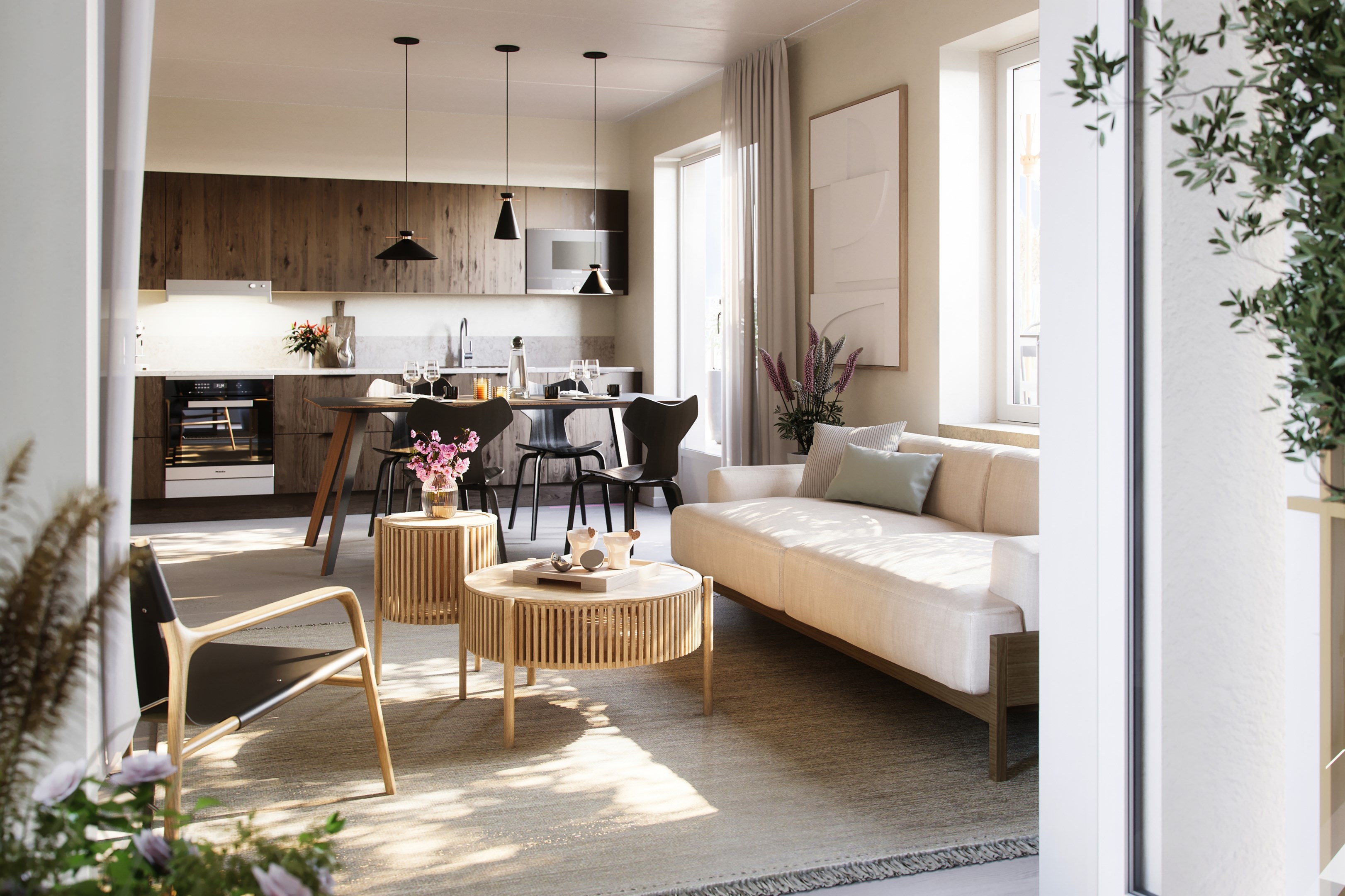 Bostadsbild från Majorsvägen 13, Till salu i Barkabystaden, Järfälla