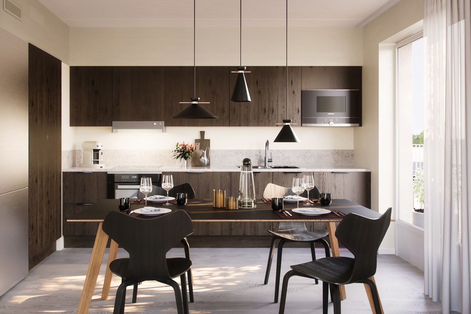 Bostadsbild från Majorsvägen 13, Till salu i Barkabystaden, Järfälla