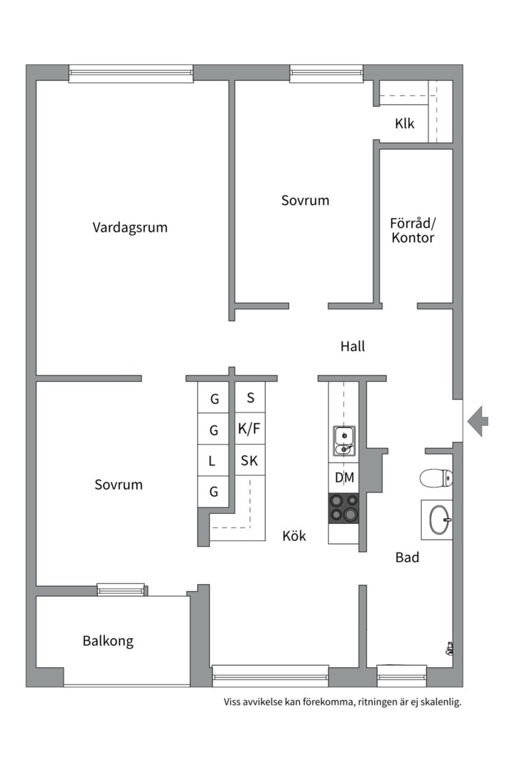 Planlösning från Heidenstamsgatan 63, Såld i Heidenstam, Uppsala