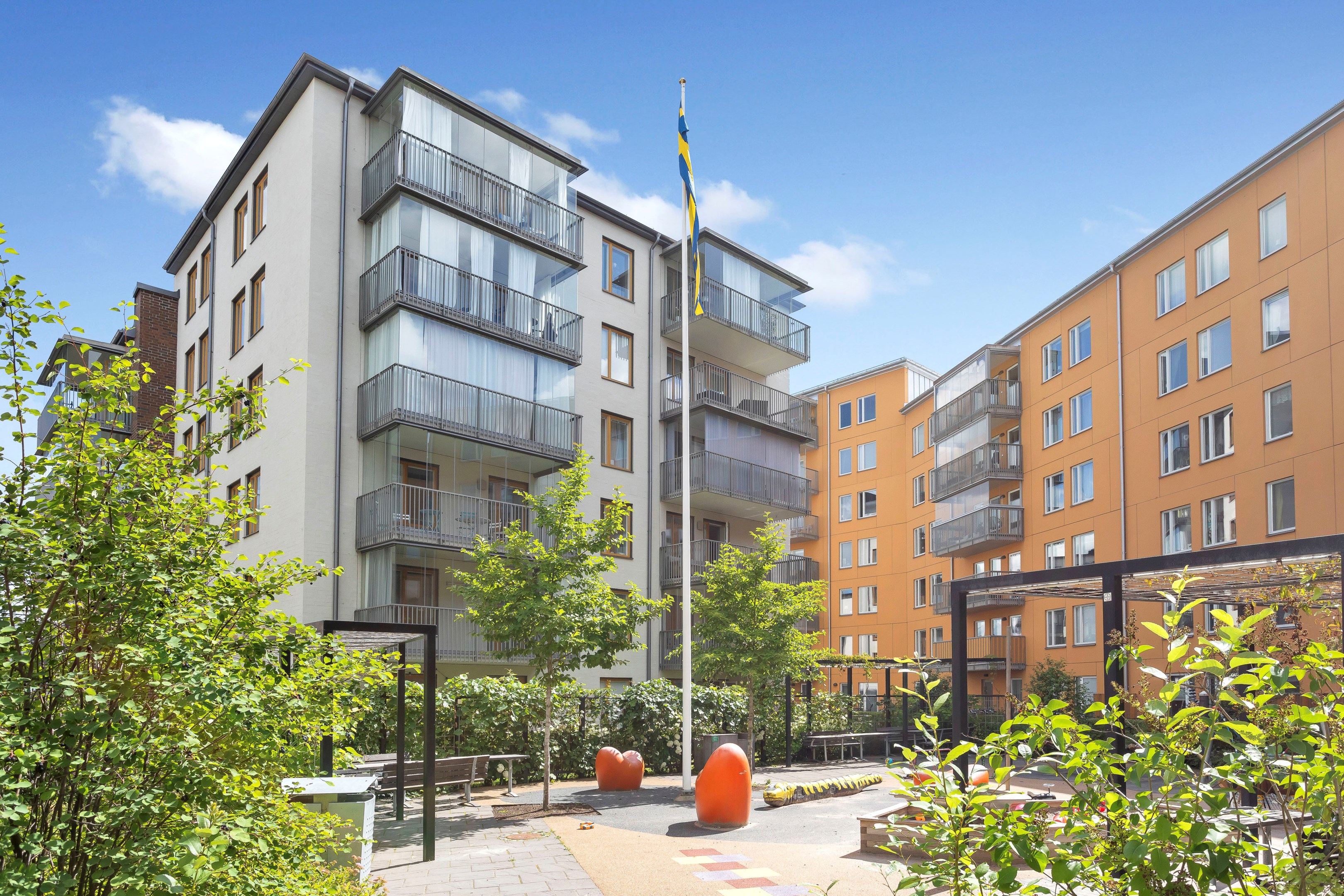 Bostadsbild från Gimogatan 9, Kommande i Luthagen, Uppsala