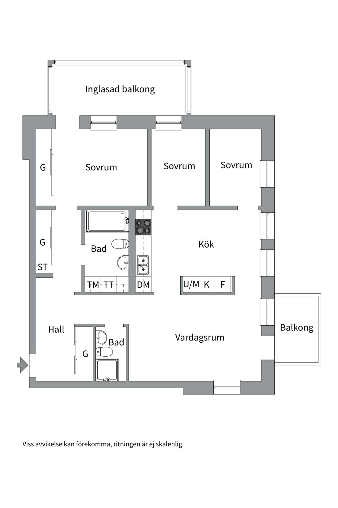 Bostadsbild från Gimogatan 9, Kommande i Luthagen, Uppsala
