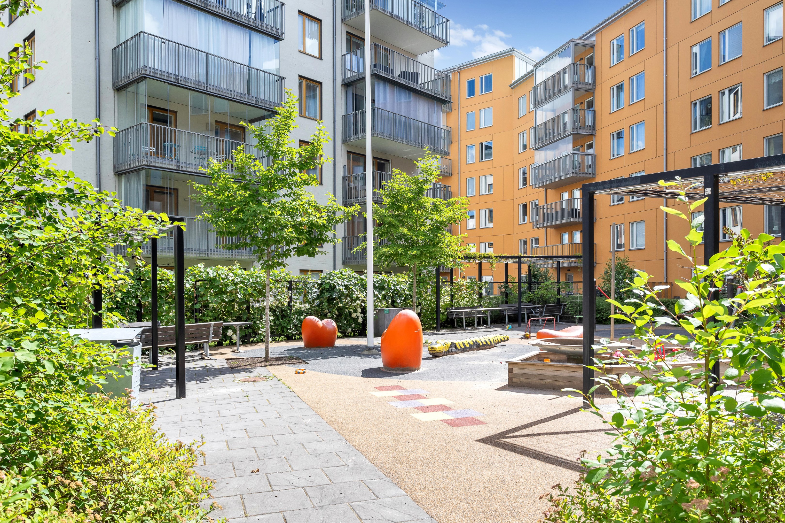 Bostadsbild från Gimogatan 9, Kommande i Luthagen, Uppsala