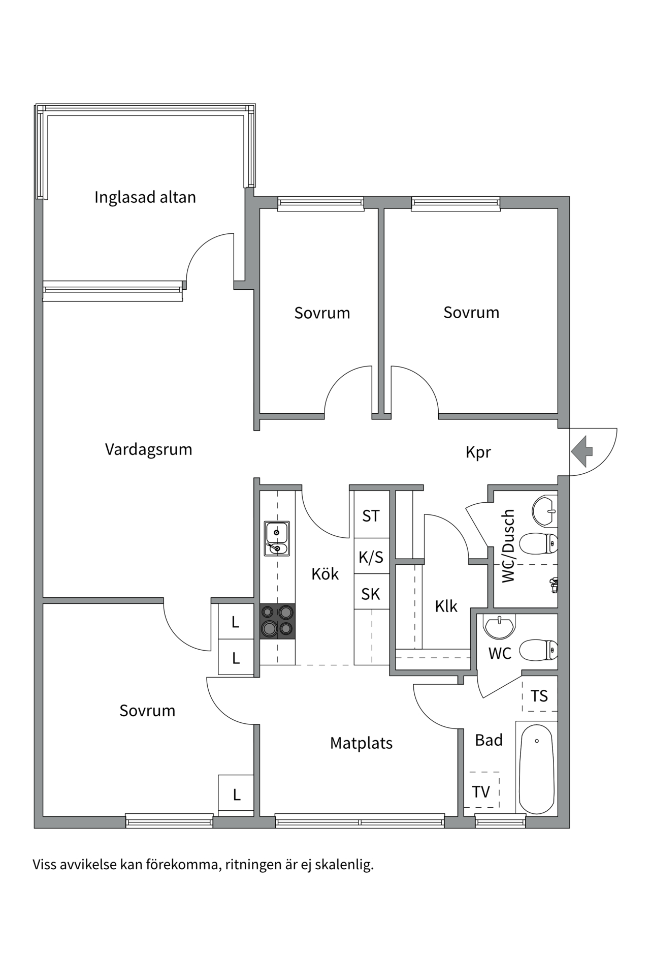 Bostadsbild från Smältverksgatan 154, Såld i Bäckby, Västerås