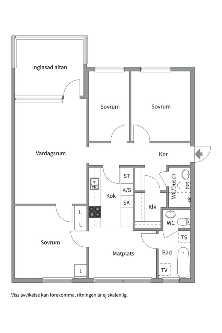 Bostadsbild från Smältverksgatan 154, Såld i Bäckby, Västerås