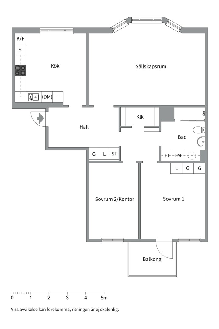 Planlösning från Karlavägen 4, Såld i Östermalm - Lärkstan, Stockholm