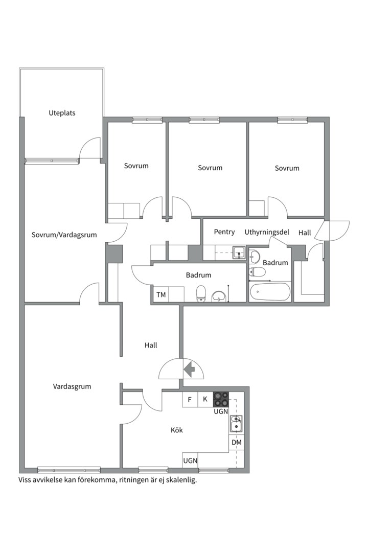 Bostadsbild från Luthagsesplanaden 23A, Såld i Främre Luthagen, Uppsala
