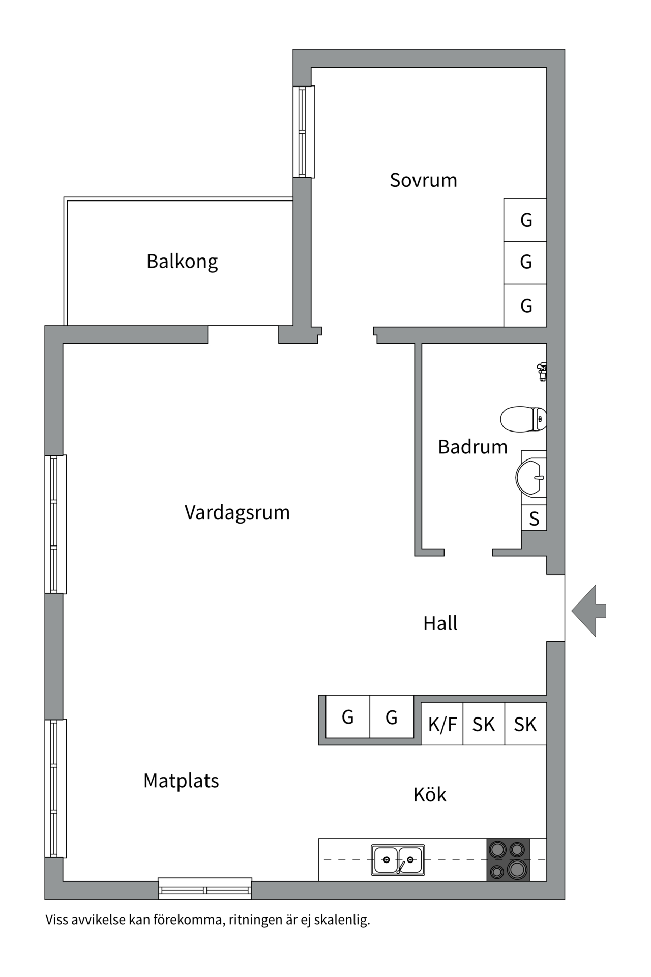 Bostadsbild från Skogsduvevägen 9, Såld i Råby, Västerås