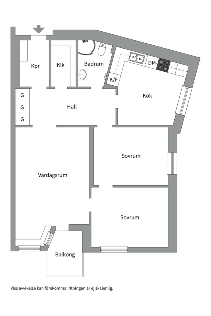 Bostadsbild från Lovisebergsvägen 12, Såld i Karlsdal, Västerås