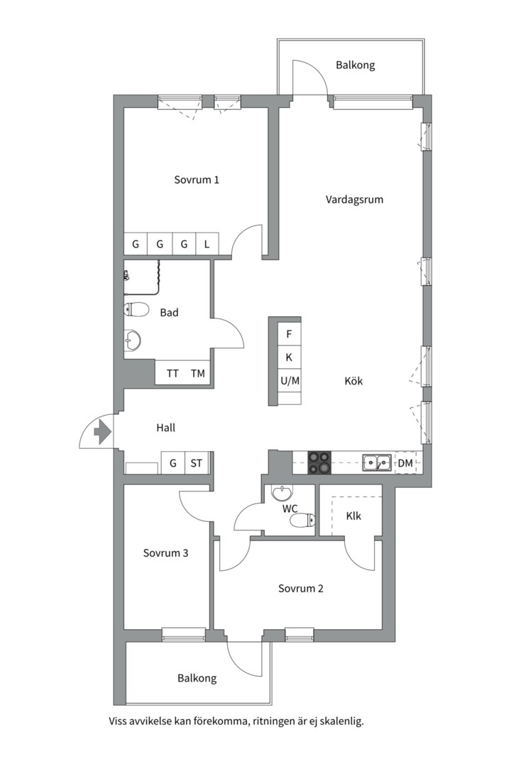 Planlösning från Ursula Printz gata 6, Till salu i Gustavsbergs - Porslinskvarteren, Värmdö