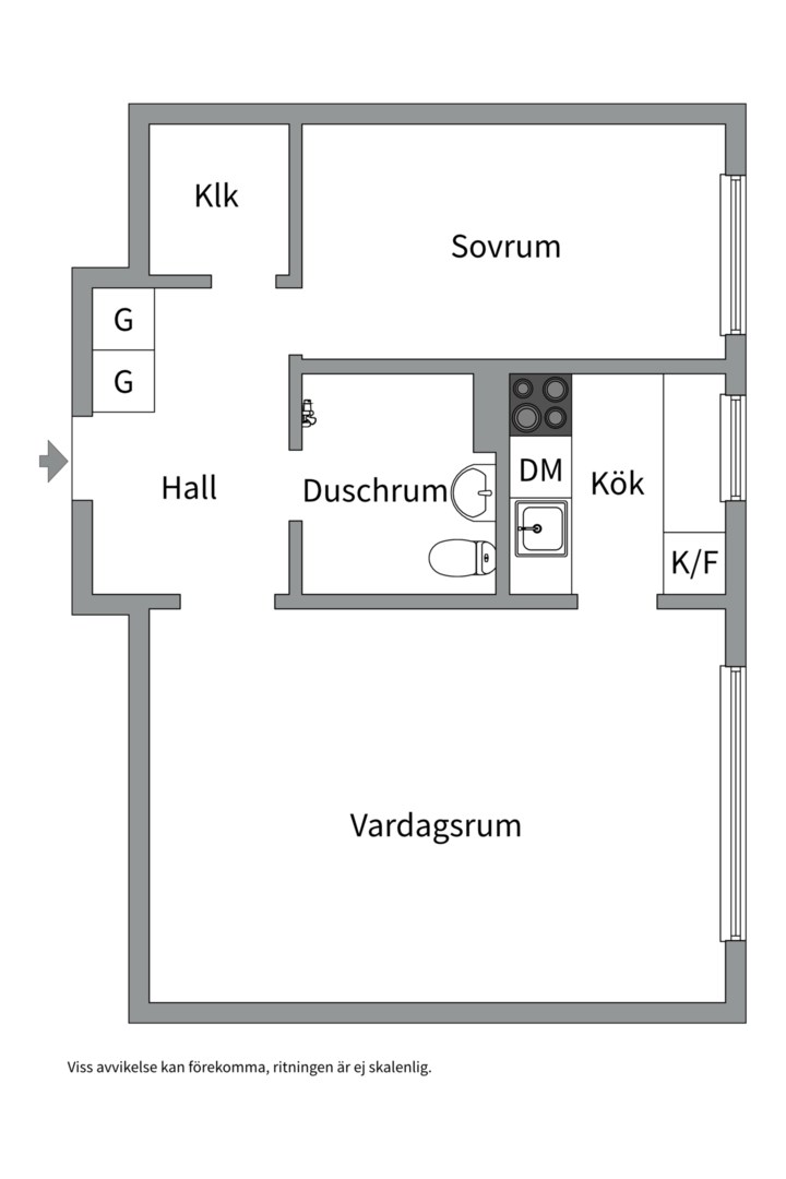 Planlösning från Kungsfågelgatan 85, Såld i Råby, Västerås