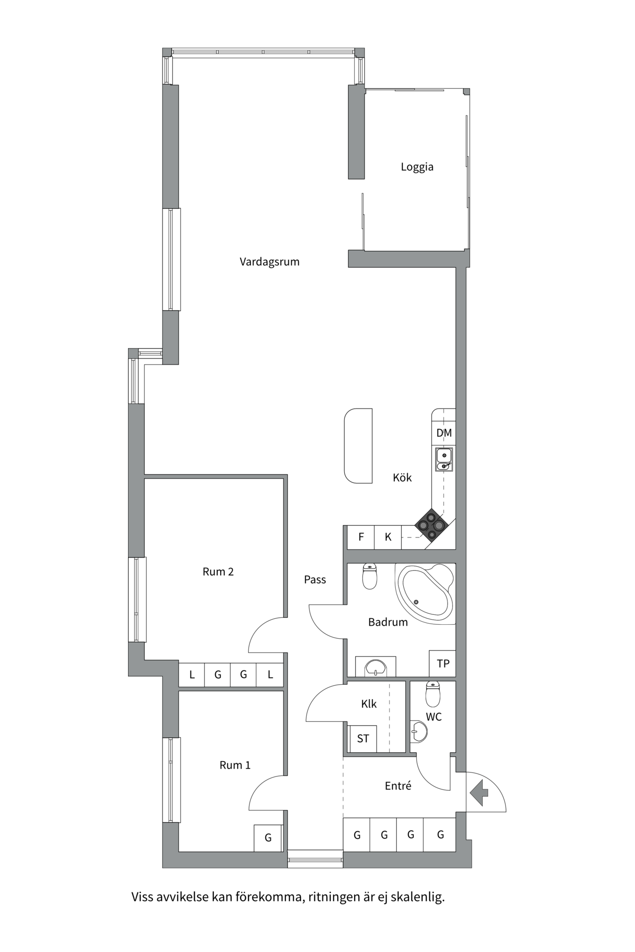 Bostadsbild från Fyrbåksvägen 4, Såld i Lillåudden, Västerås