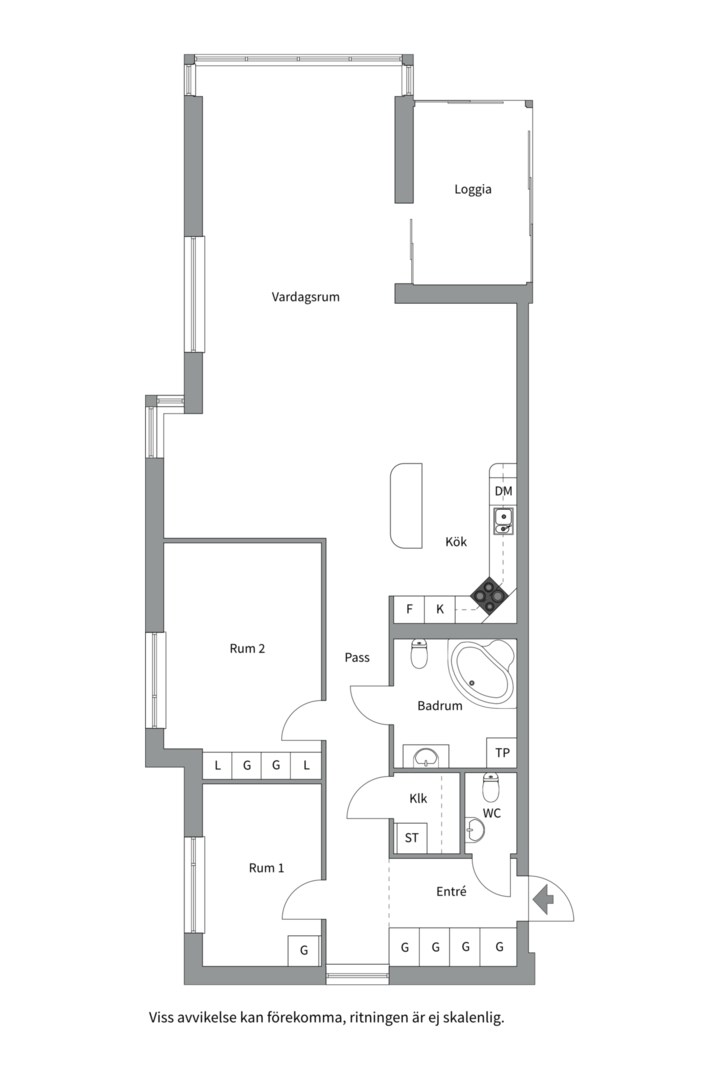 Bostadsbild från Fyrbåksvägen 4, Såld i Lillåudden, Västerås