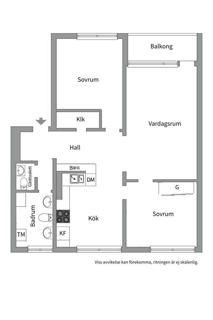 Planlösning från Henriksdalsringen 63, Såld i Henriksdalsberget, Nacka
