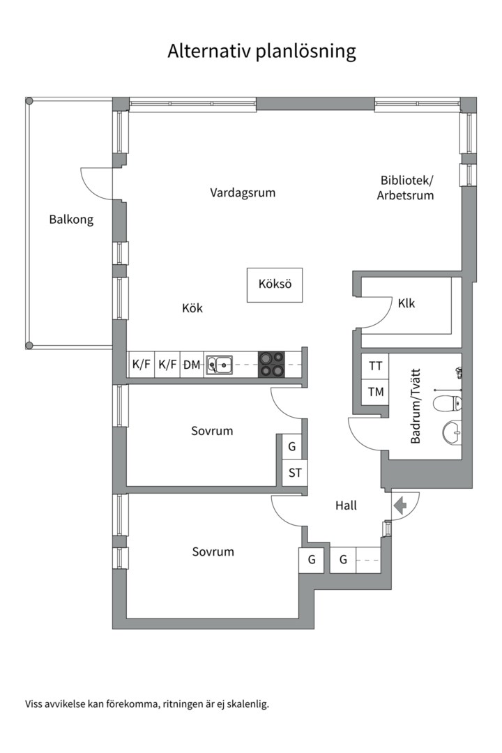 Planlösning från Tollarevägen 4, 2 tr, Såld i Tollare, Nacka