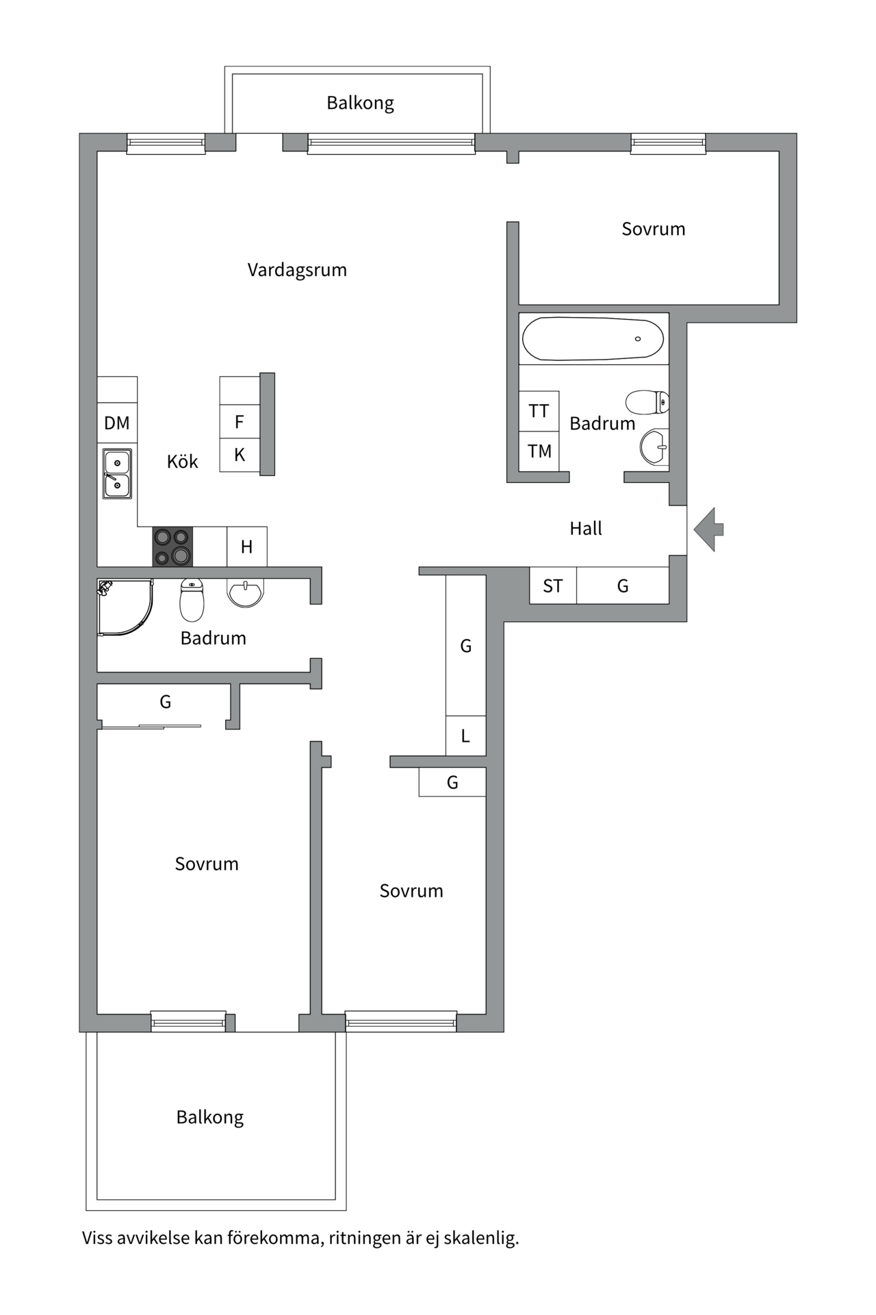 Bostadsbild från Tullgarnsgatan 27, Såld i Kungsängen, Uppsala