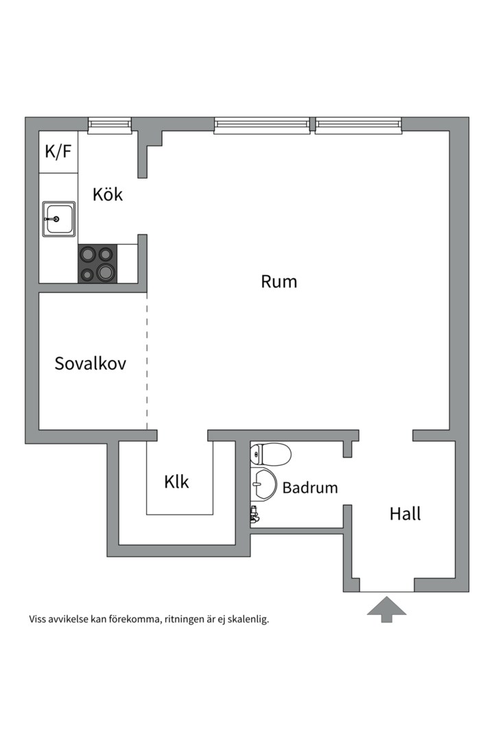 Planlösning från Näsbydalsvägen 16, 14tr, Såld i Näsbydal, Täby