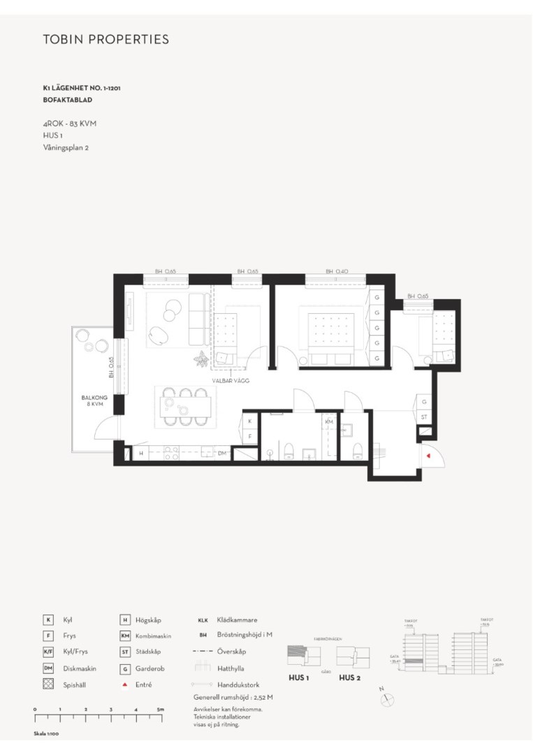 Planlösning från Fabrikörvägen 15, 2 tr, Såld i Nacka Strand, Nacka