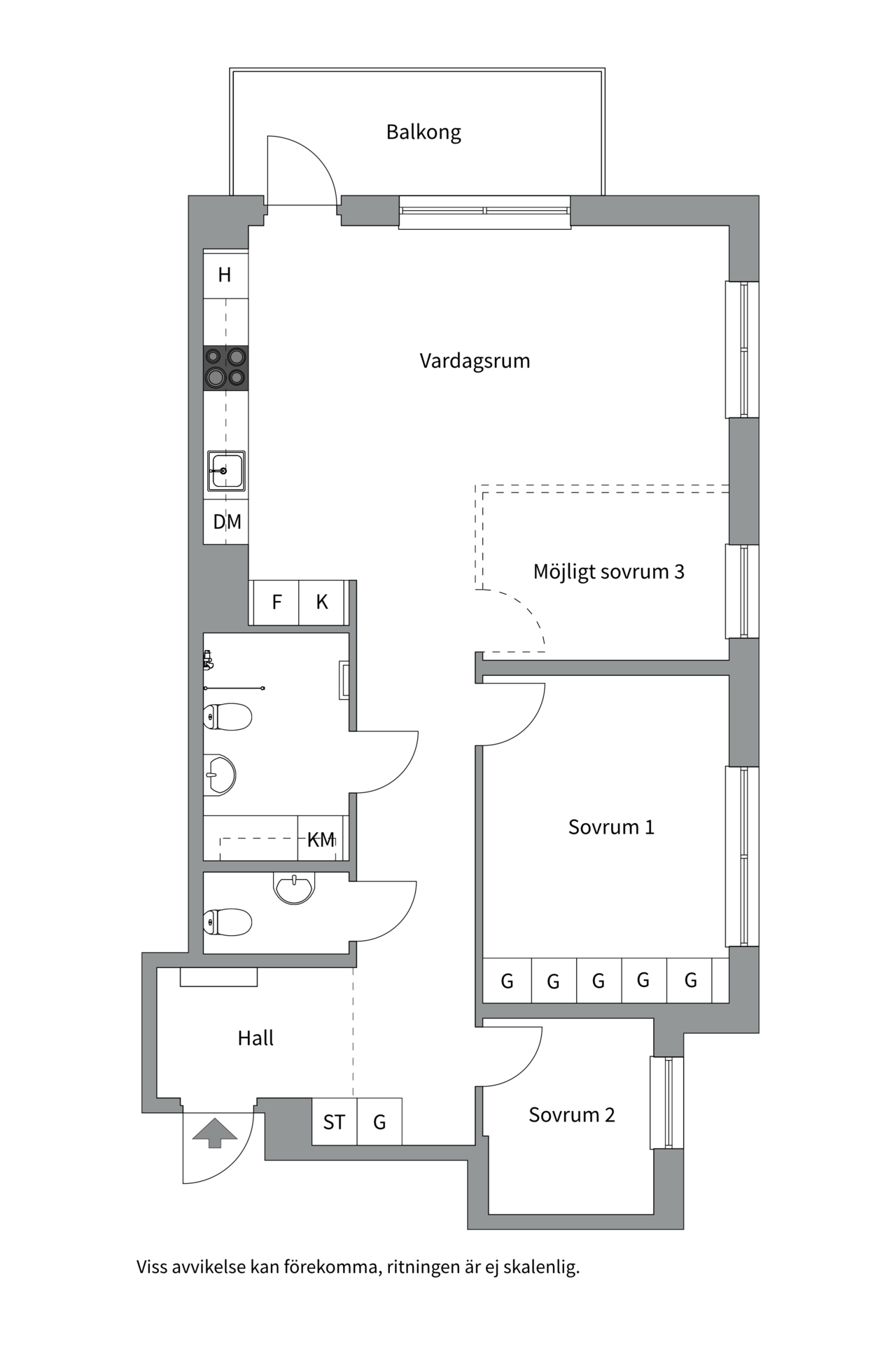 Bostadsbild från Fabrikörvägen 15, 2 tr, Såld i Nacka Strand, Nacka