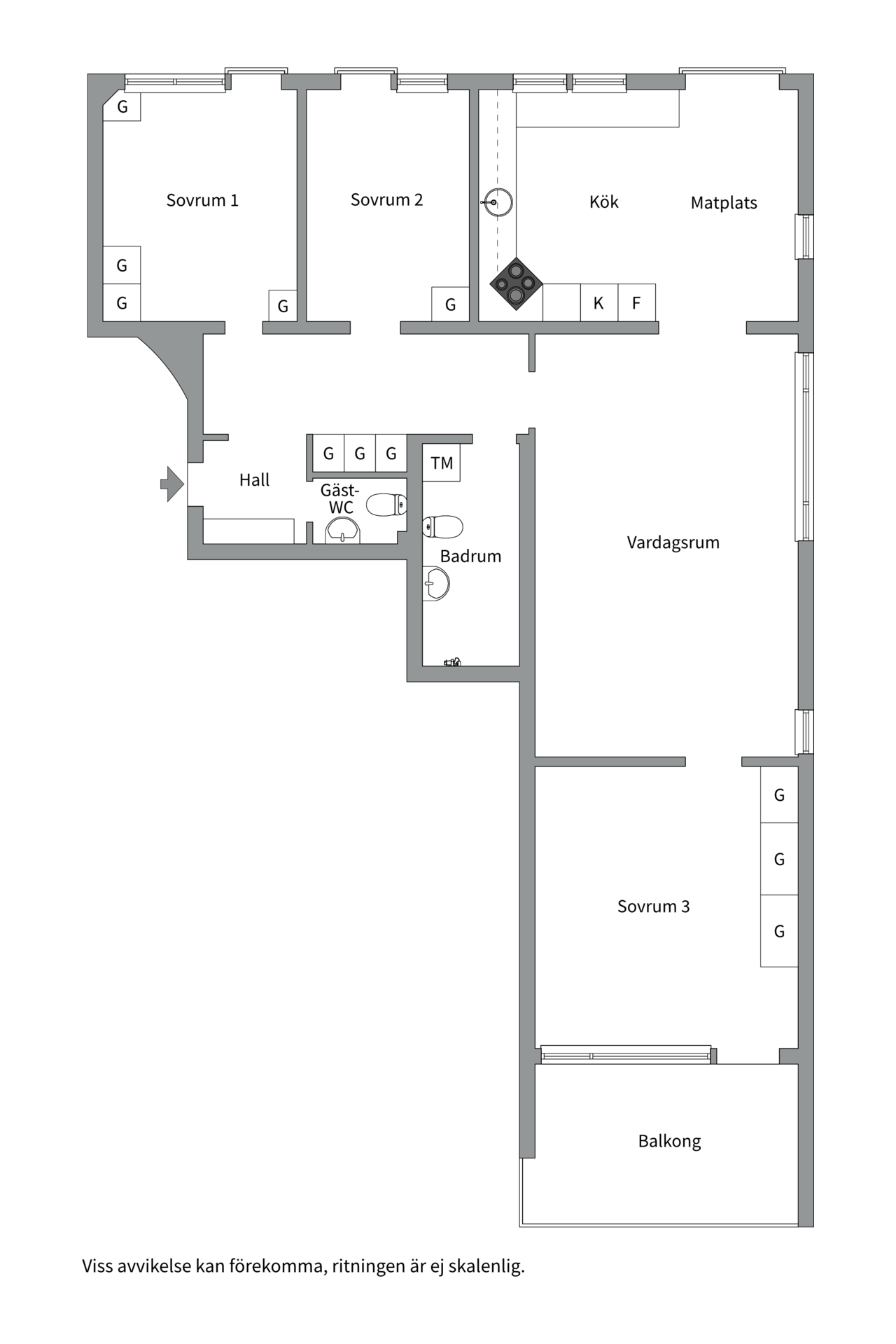 Bostadsbild från Vetterslundsgatan 46, Kommande i Vetterslund, Västerås