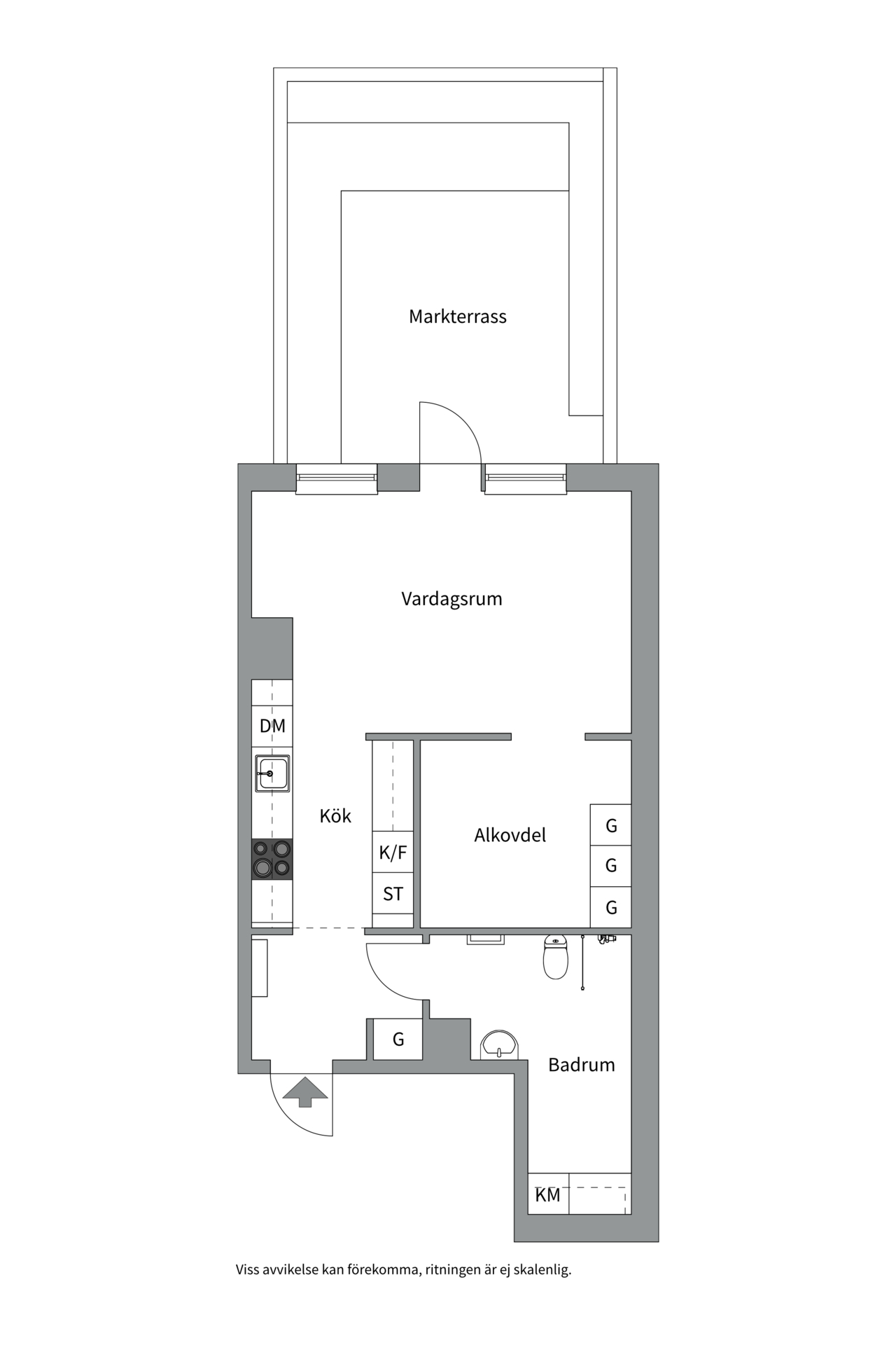 Bostadsbild från Fabrikörvägen 15, vån 2, Såld i Nacka Strand, Nacka