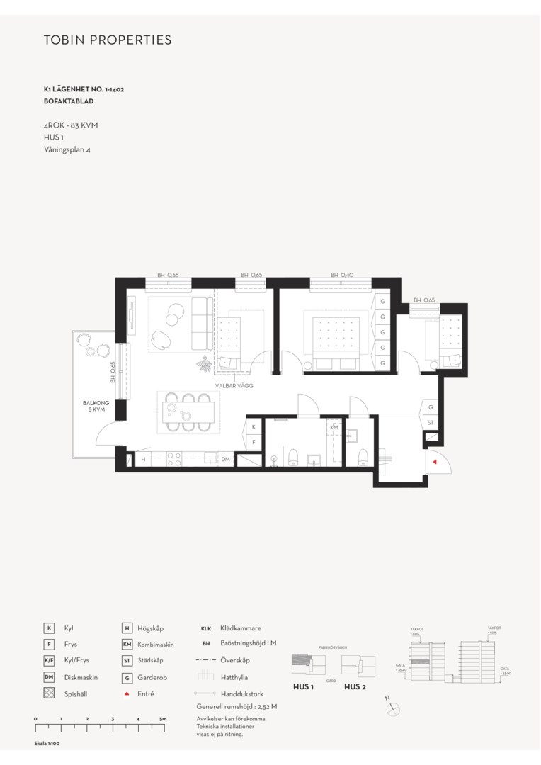 Planlösning från Fabrikörvägen 15, 4 tr, Såld i Nacka Strand, Nacka