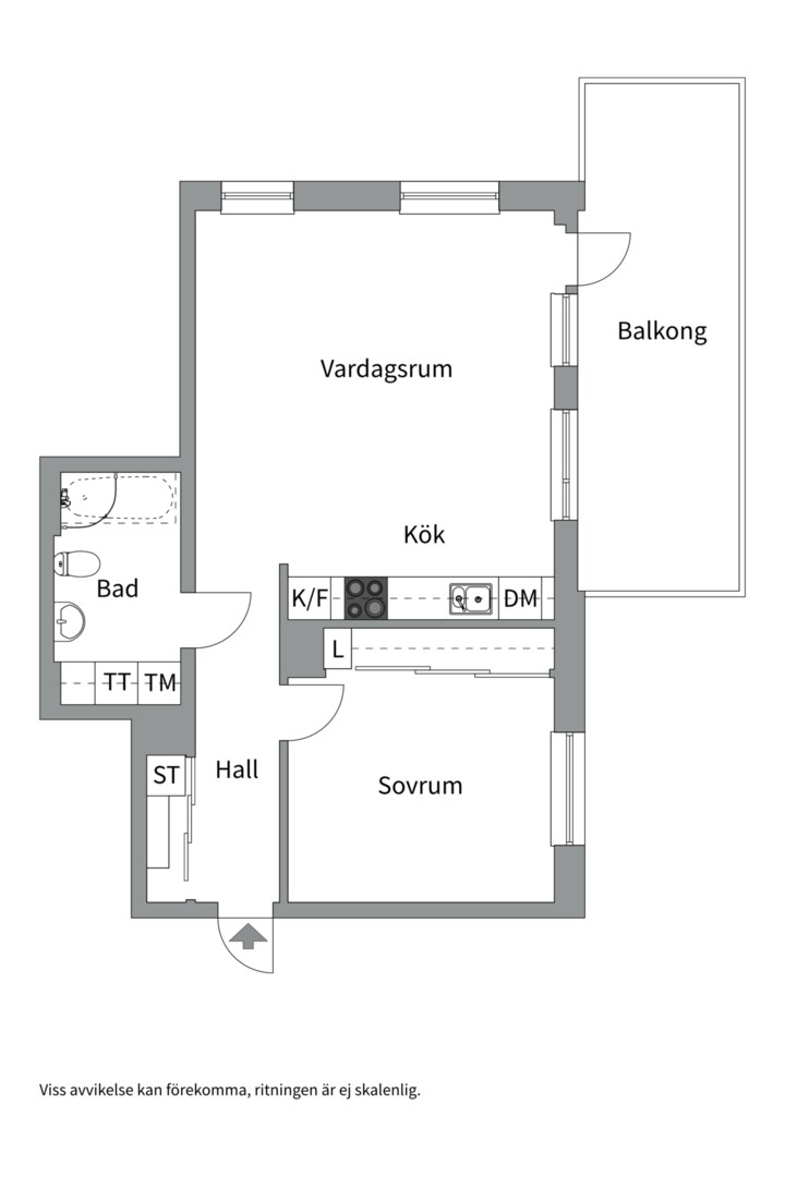 Planlösning från Bäcklösavägen 3, Till salu i Ultuna, Uppsala
