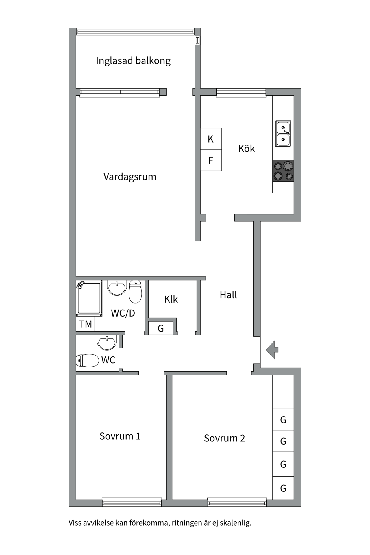 Bostadsbild från Polstjärnegatan 65, Såld i Vetterstorp, Västerås