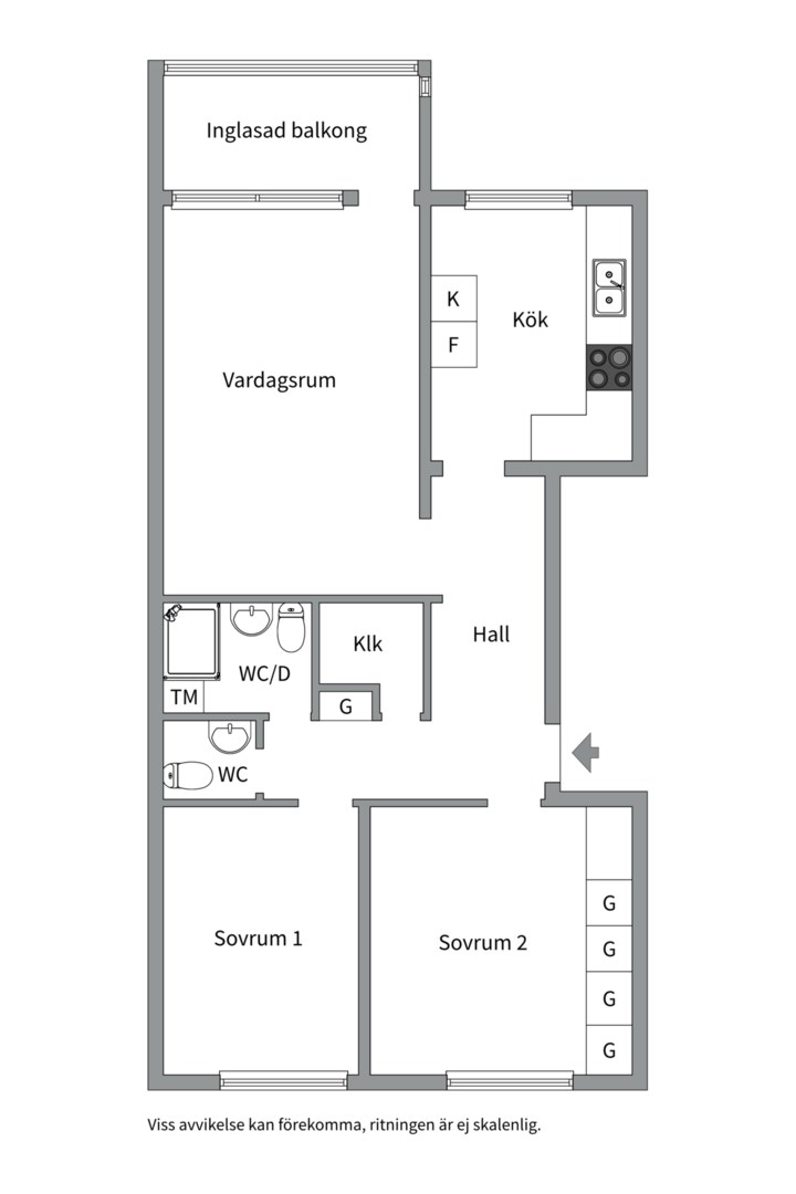Bostadsbild från Polstjärnegatan 65, Såld i Vetterstorp, Västerås