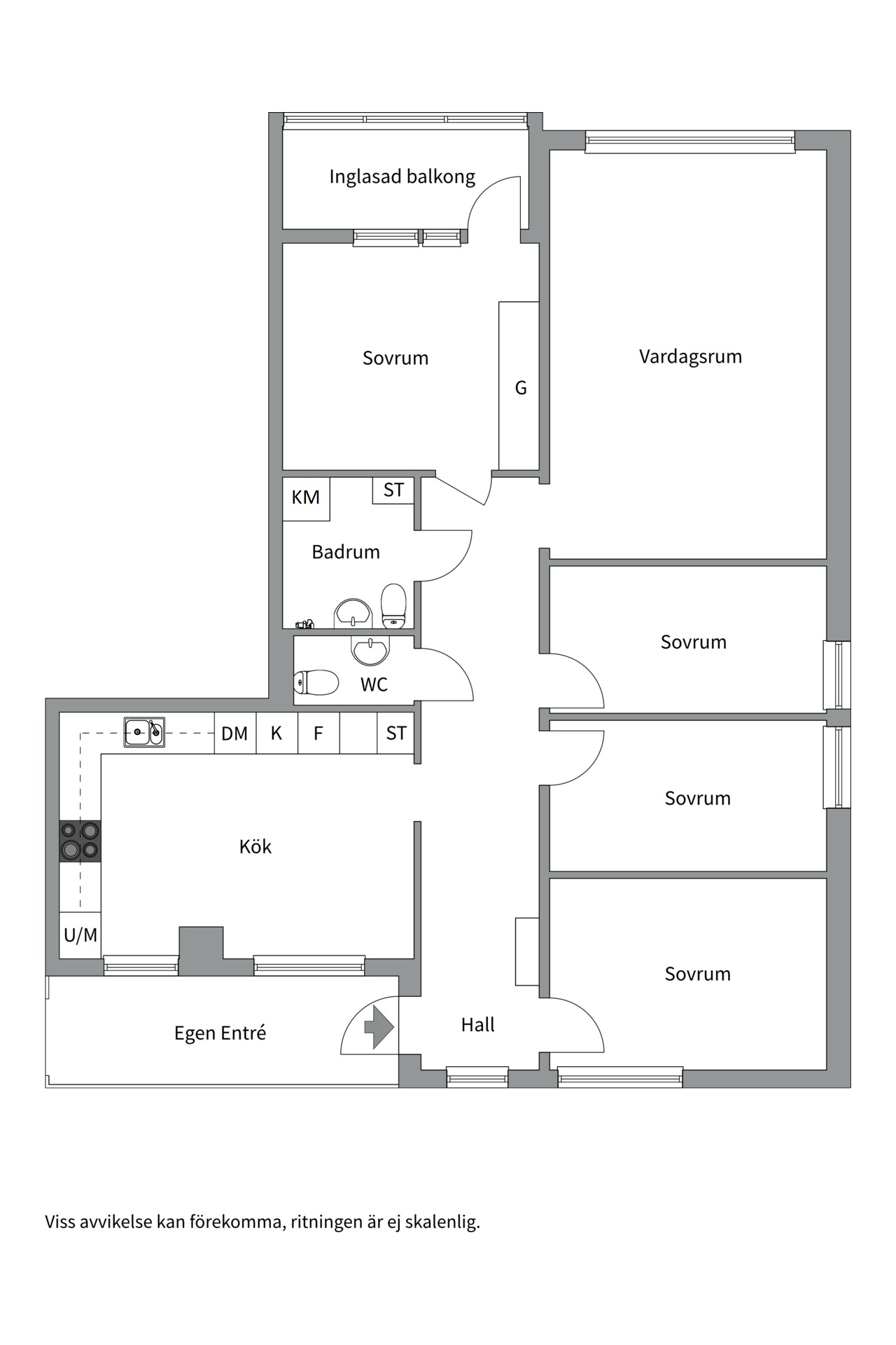 Bostadsbild från Murargatan 29, Såld i Salabacke, Uppsala