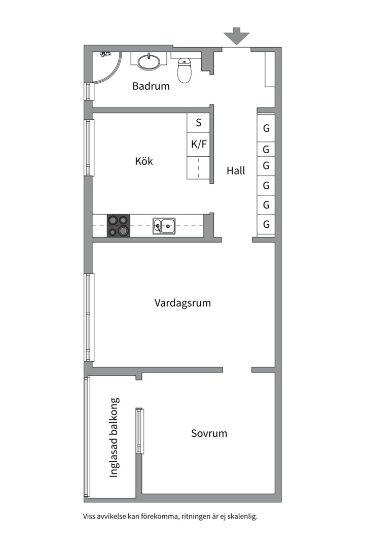 Planlösning från Ringduvegatan 113, Såld i Råby, Västerås