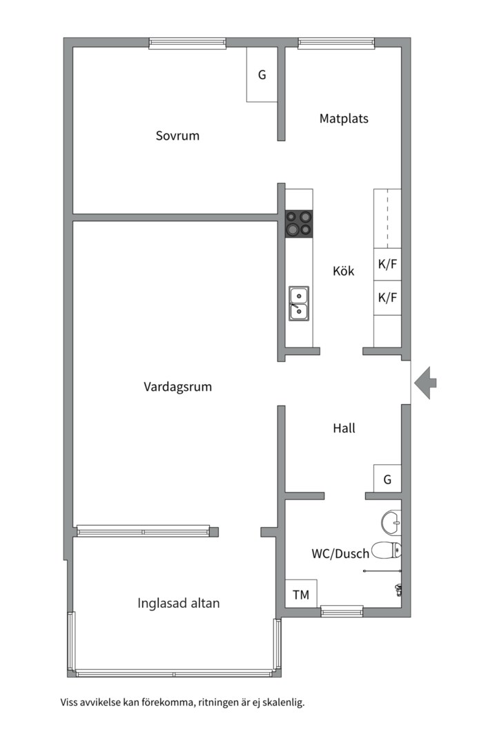 Bostadsbild från Smältverksgatan 108, Såld i Bäckby, Västerås