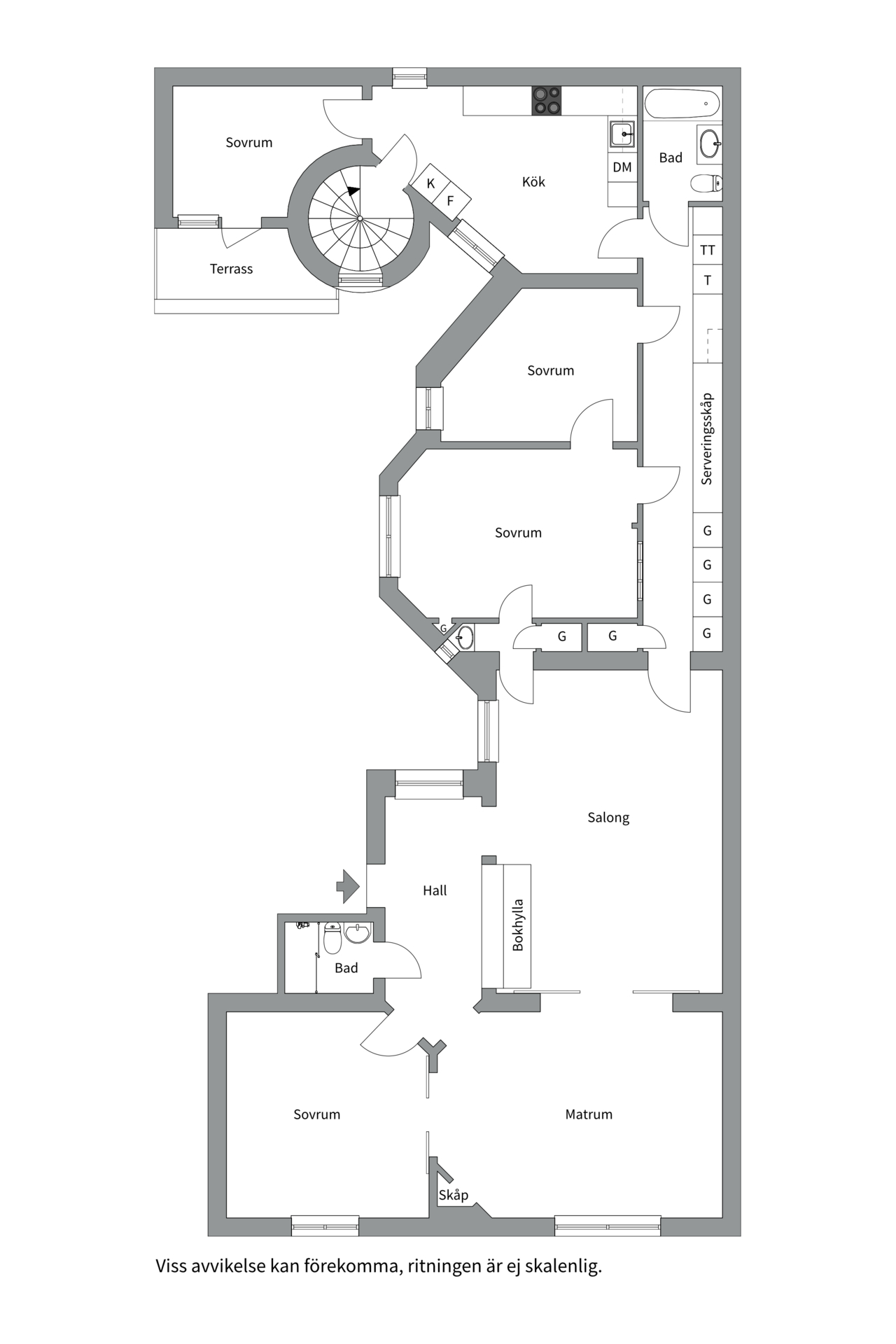 Bostadsbild från Hantverkargatan 18, 5tr, Såld i Kungsholmen - Kungsholmstorg, Stockholm