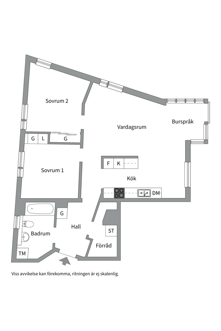 Bostadsbild från Turbinvägen 6, Såld i Järla sjö, Nacka