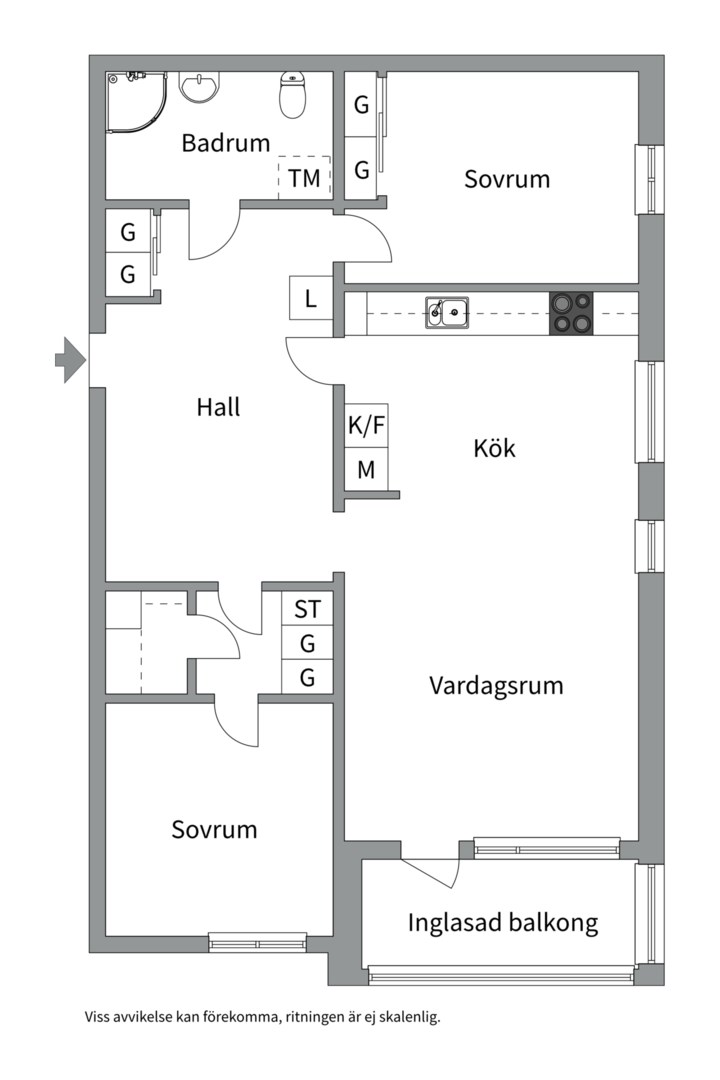 Planlösning från S:t Persgatan 27, Snart till salu i Höganäs, Uppsala