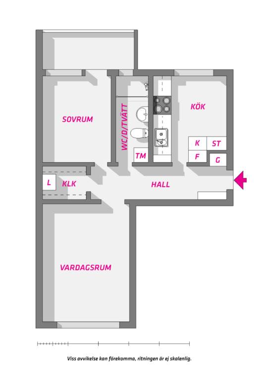 Planlösning från Kungsfågelgatan 85, Såld i Råby, Västerås