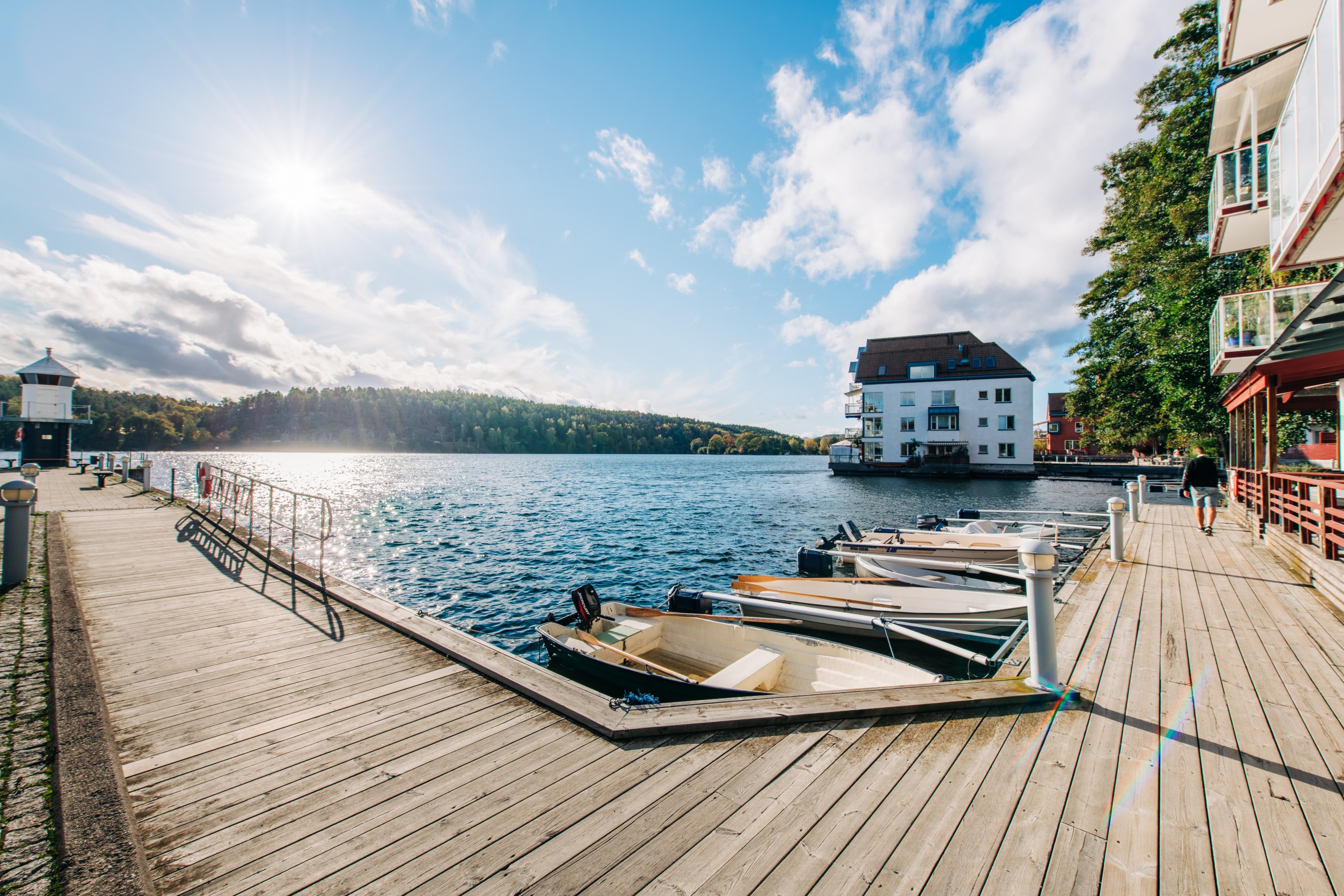 Bostadsbild från Fyrgränd 9, Kommande i Järla sjö, Nacka