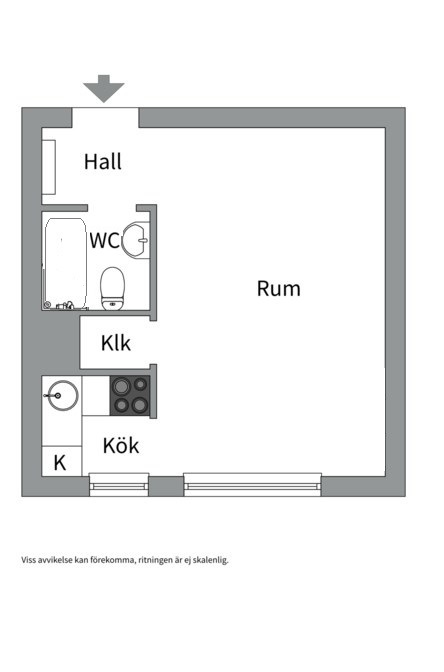 Planlösning från Svartbäcksgatan 107D, Kommande i Svartbäcken, Uppsala