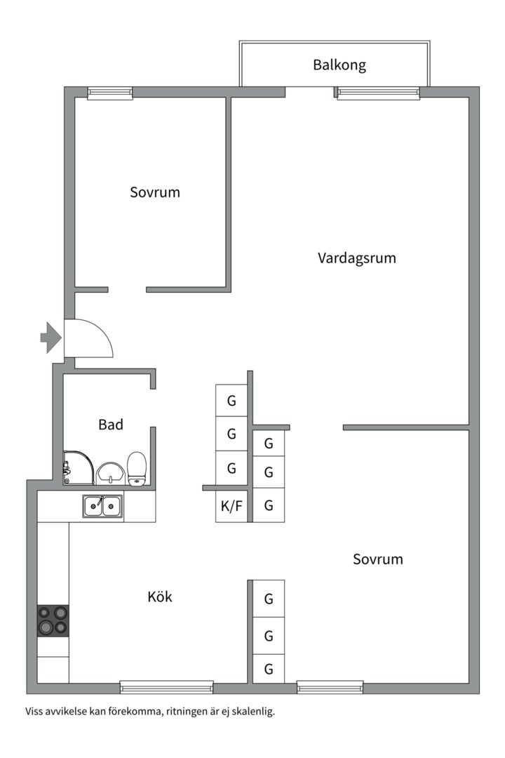 Bostadsbild från Ågärdsgatan 2A, Såld i Centrum, Köping