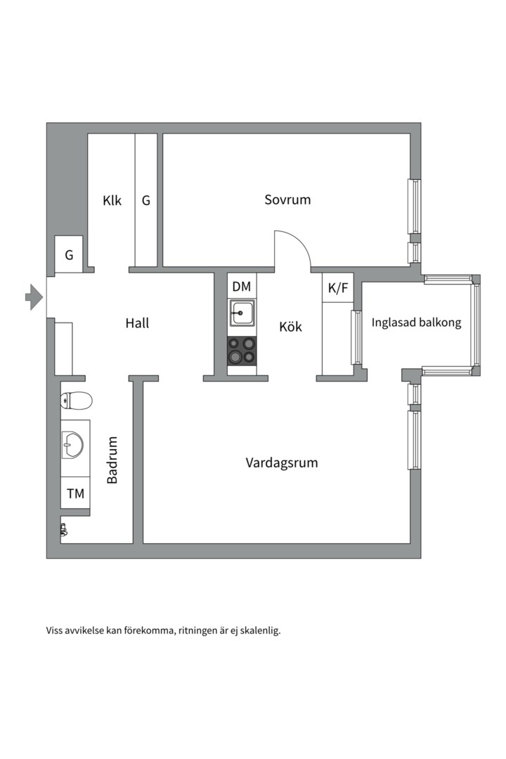 Planlösning från Alphyddevägen 67, Såld i , Nacka