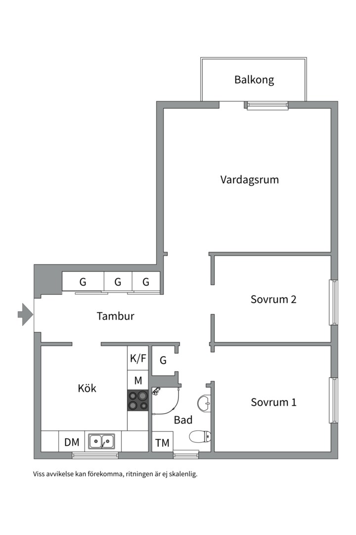 Bostadsbild från Kristiansborgsallén 20, Såld i Kristiansborg, Västerås