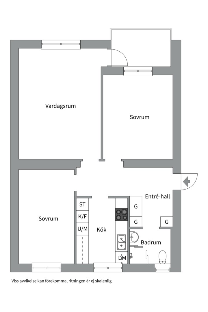 Planlösning från Ugglevägen 21A, Såld i Saltängen, Nacka