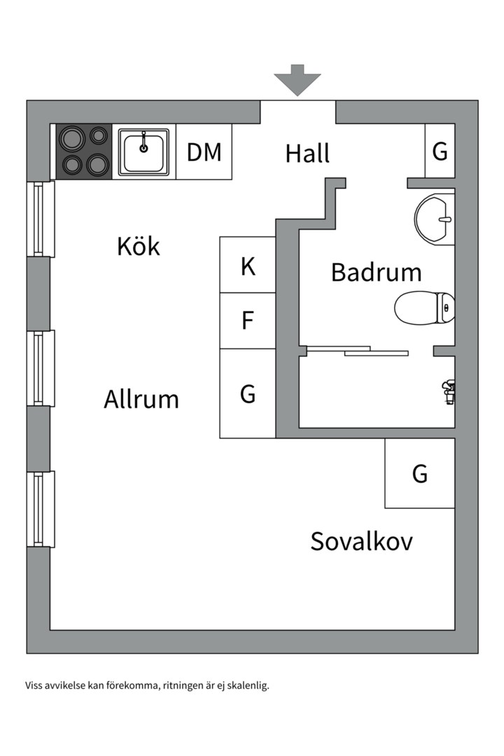 Planlösning från Skyttevägen 18D, Såld i Solsidan - Saltsjöbaden, Nacka