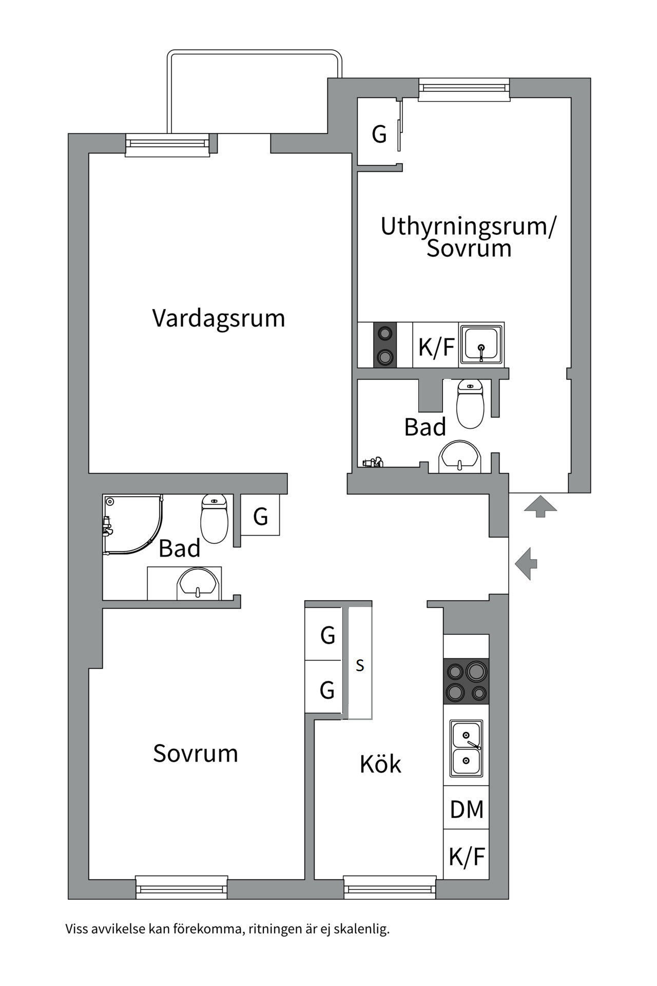 Alternativ planlösning