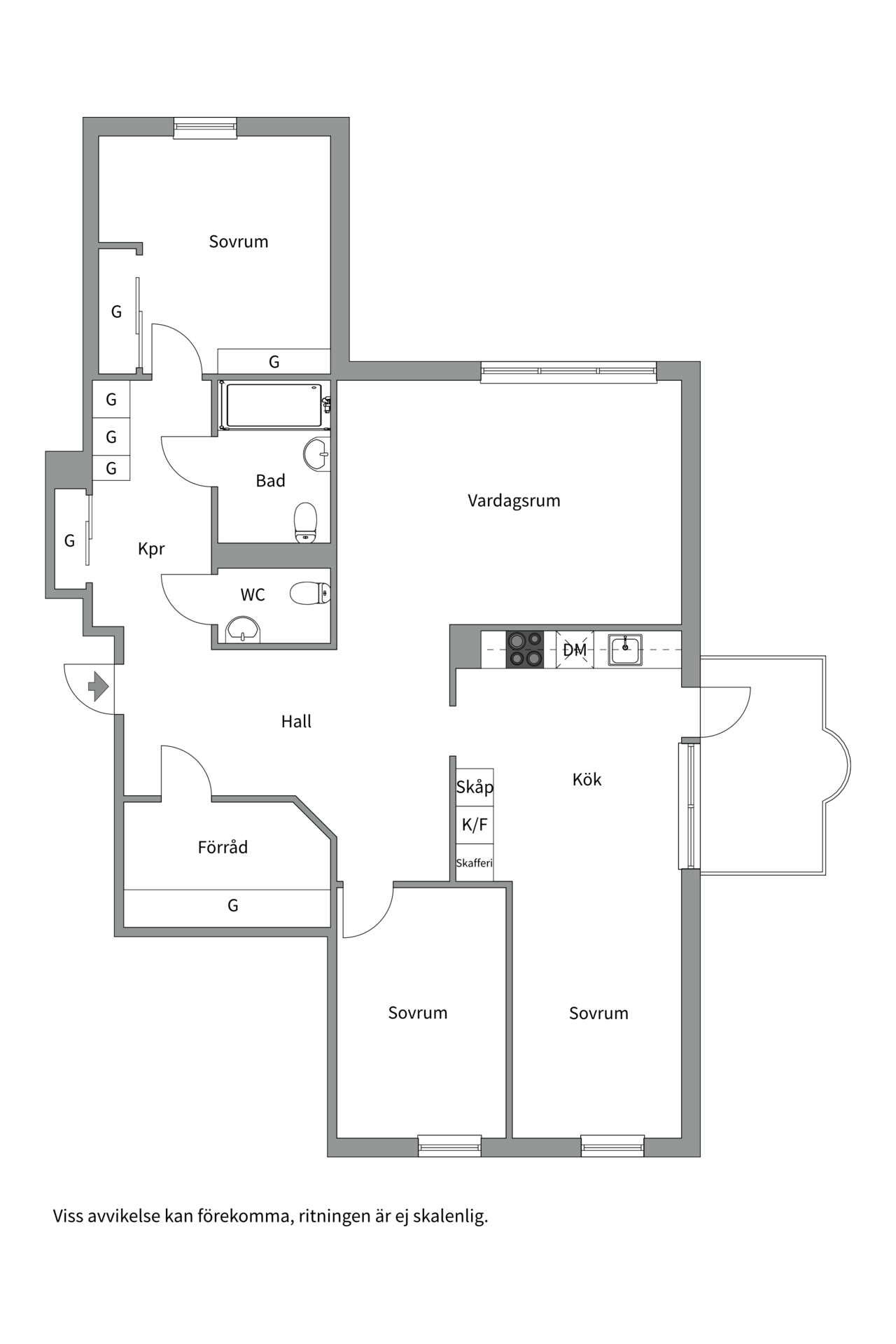 Bostadsbild från Tranvägen 11, Såld i Saltängen, Nacka