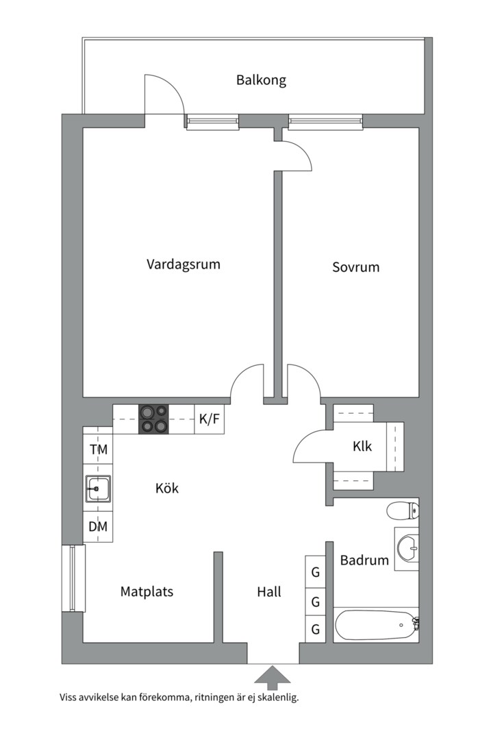 Planlösning från Vasavägen 1, 1tr, Såld i Saltsjöbaden, Nacka